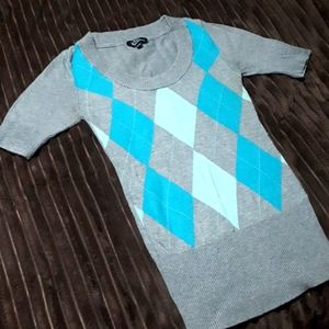 Urban Heritage Blue and Grey Top (Size M)